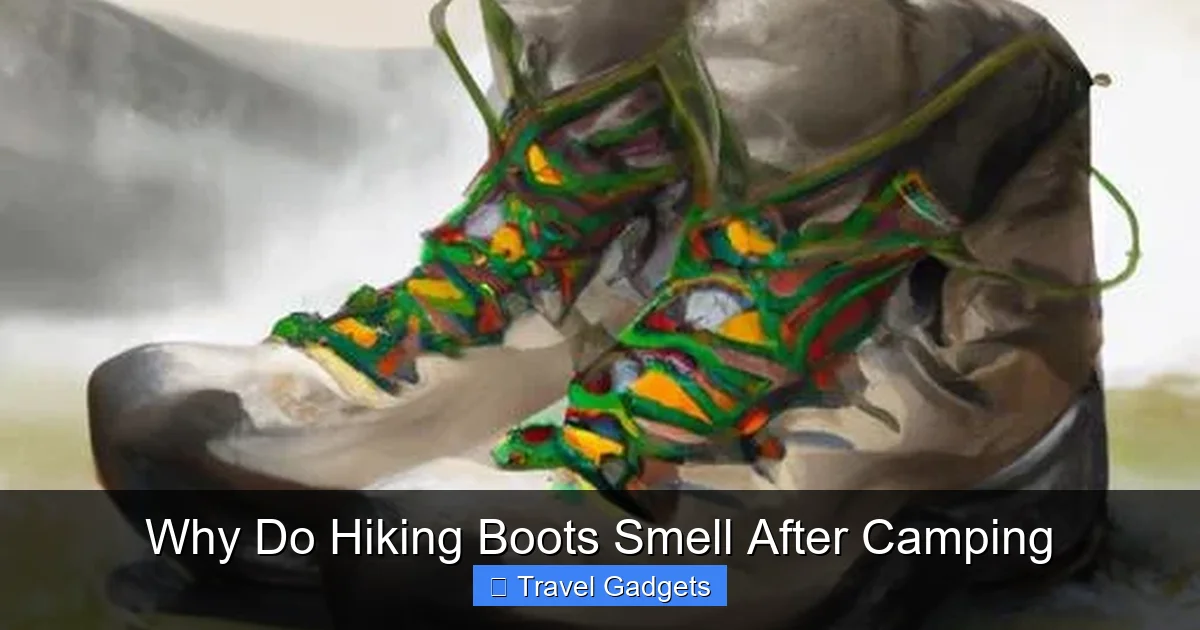 Why Do Hiking Boots Smell After Camping