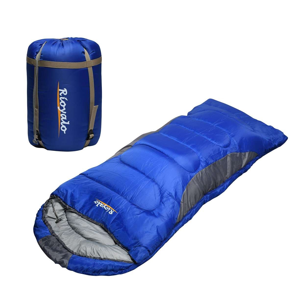 0 Degree Winter Sleeping Bags for Adults Camping - Temp Range Portable Waterpr