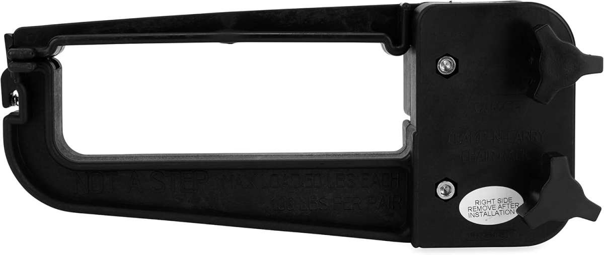 Camco Clamp-N-Carry RV Ladder Rack for Bike or 4+ Chairs, Lockable