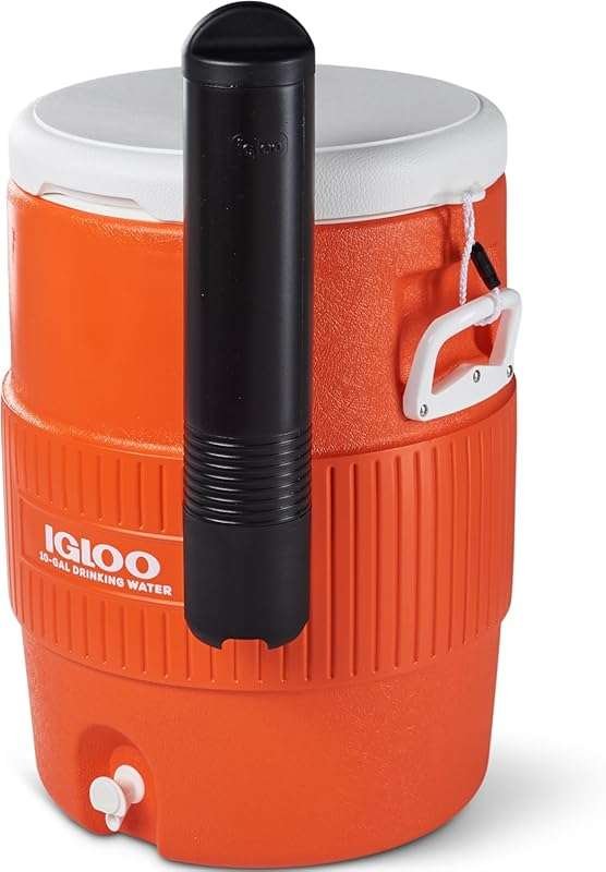 Igloo Insulated Sports Cooler Beverage Dispenser with Spout Handwashin