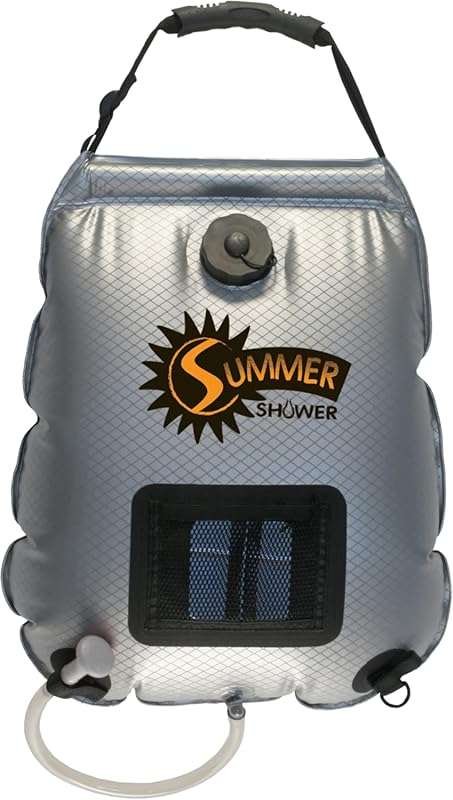 Advanced Elements Summer Solar Shower Bag, Reflective Mirror, Fill Val