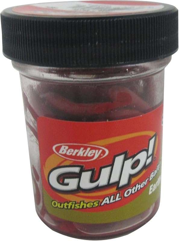 Berkley Gulp! Earthworm Soft Fishing Bait: Lifelike Scented Lure for E