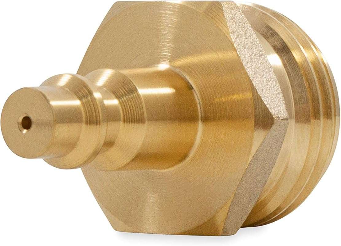 Camco RV Brass Blowout Plug for Winterization, Prevents Freeze Damage,