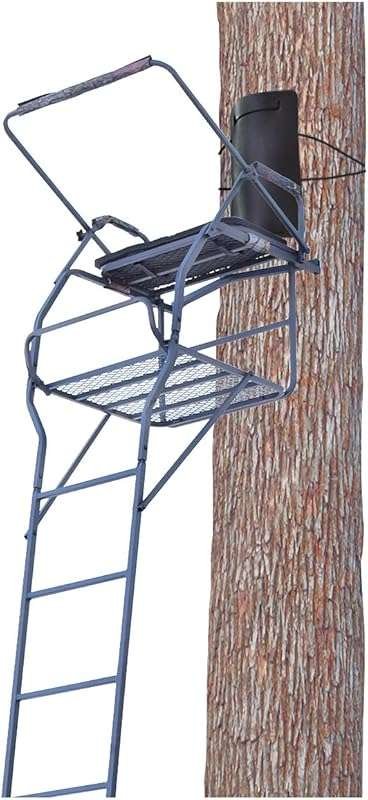 Guide Gear 18' Jumbo Ladder Tree Stand: Spacious Hunting Platform with
