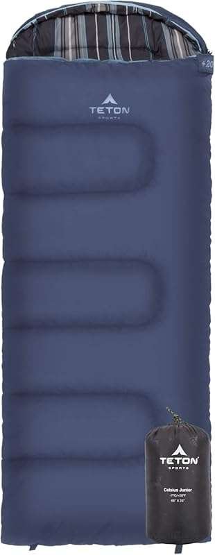 Teton Junior Sleeping Bags: Warm, Comfortable 20°F & 0°F Youth Bags fo