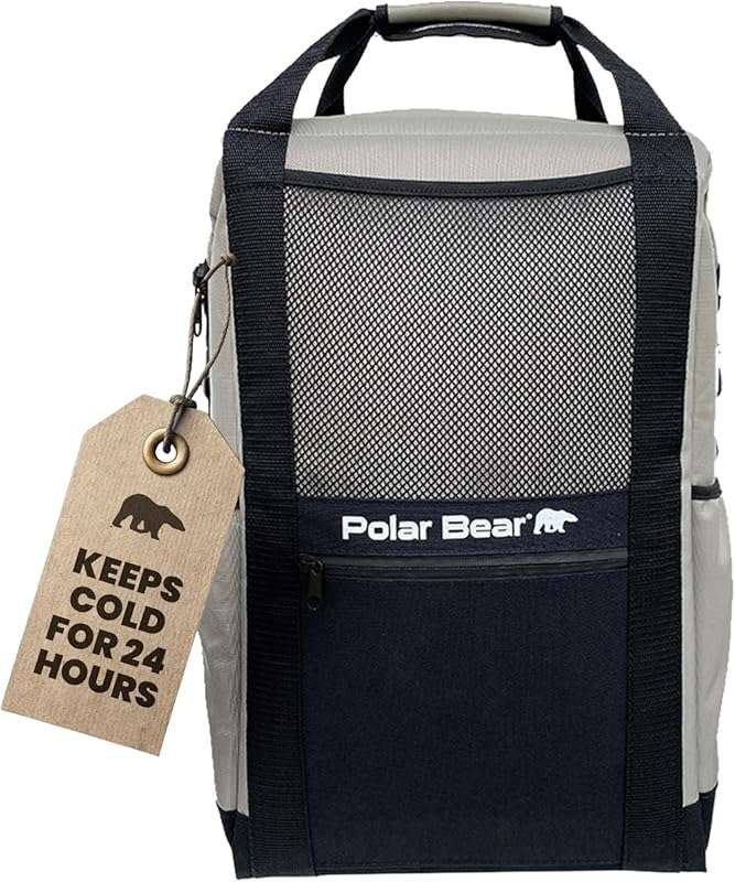 Polar Bear Coolers Soft Backpack Cooler: Insulated, Heavy-Duty, Portab