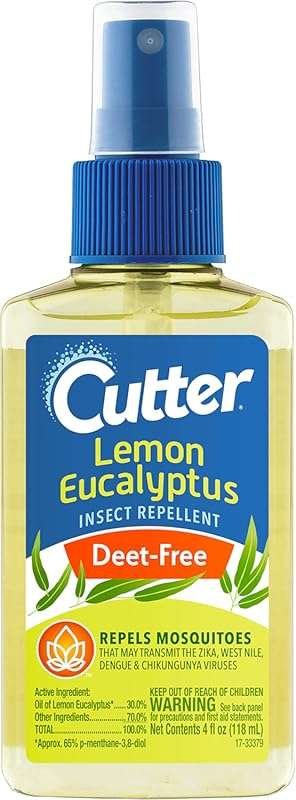 Cutter Lemon Eucalyptus DEET-Free Insect Repellent Pump Spray