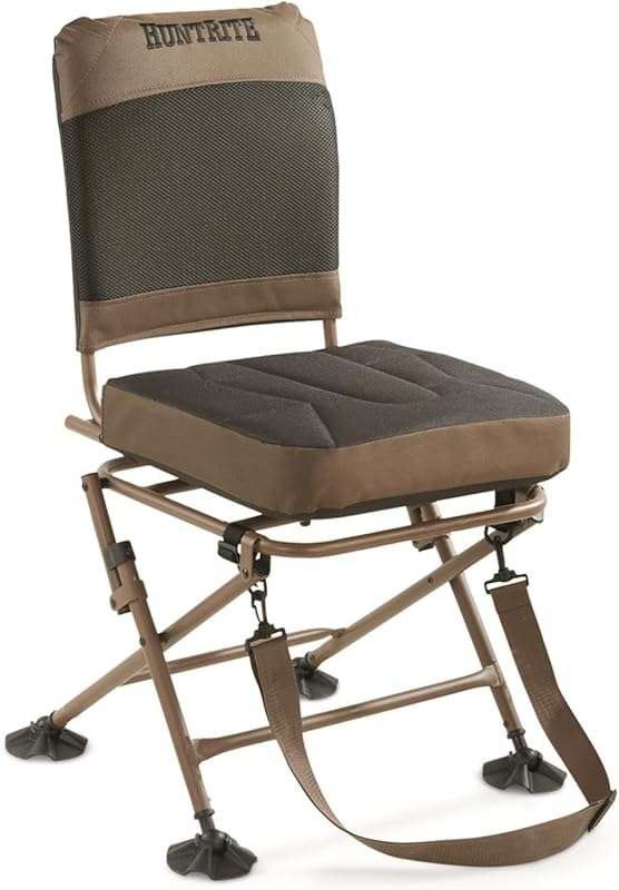 Guide Gear Huntrite 360 Swivel Hunting Chair: Portable, Padded, Lightw