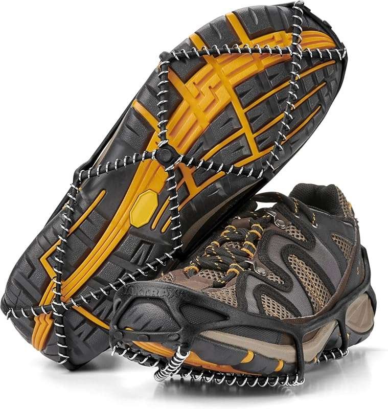 Yaktrax Walk Traction Cleats for 360-Degree Grip on Snow, Ice, & Multi