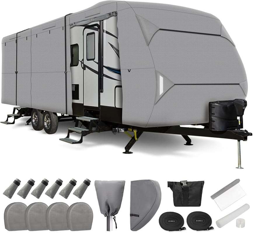 Leader Accessories 27'-30' Extra Thick Windproof RV Travel Trailer Cov