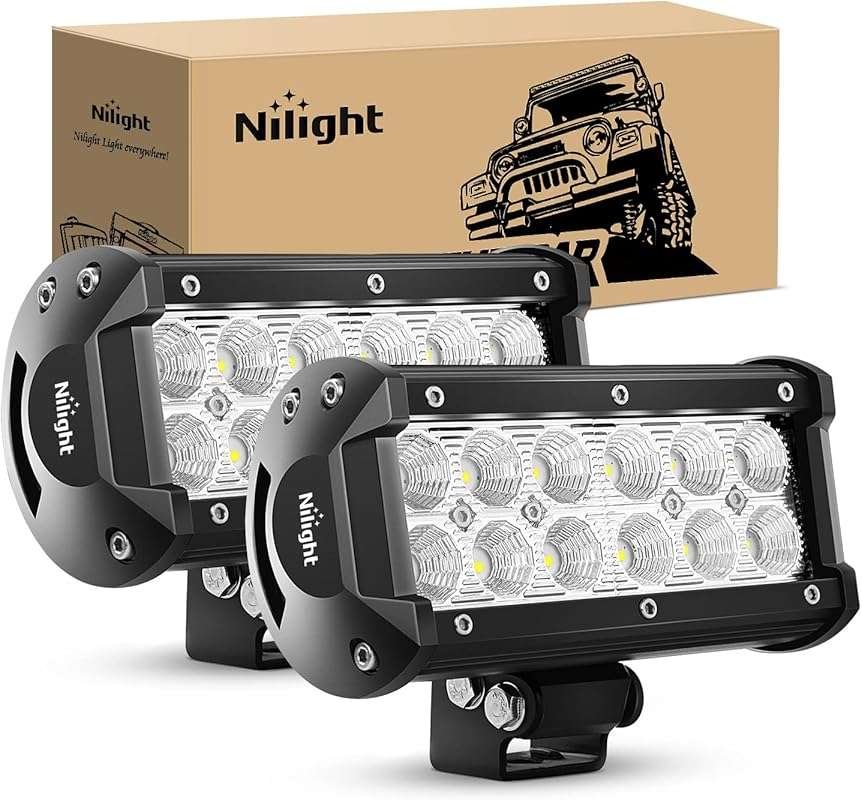 Nilight 36W LED Pods 2-Pack: 6.5