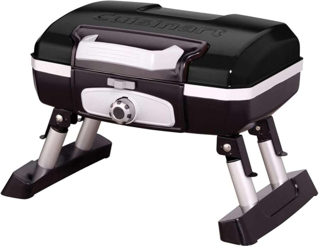 Cuisinart Petite Gourmet Portable Gas Grill for Camping & Tailgates