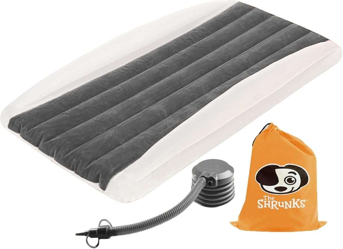 The Shrunks Inflatable Junior Toddler Travel Bed with Safety Bumpers