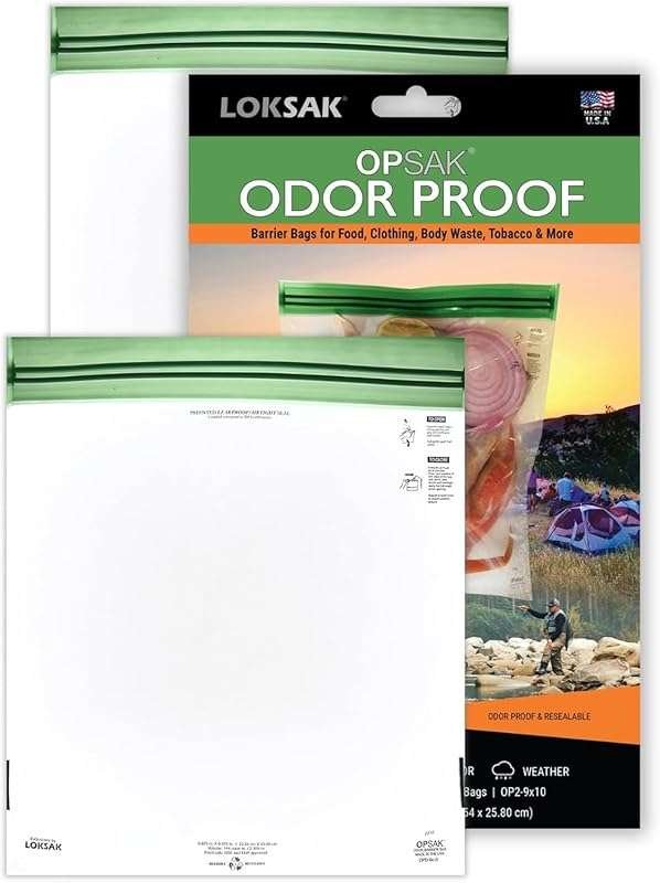 LOKSAK OPSAK Odorproof Dry Bags for Backpacking, Hiking & Storage