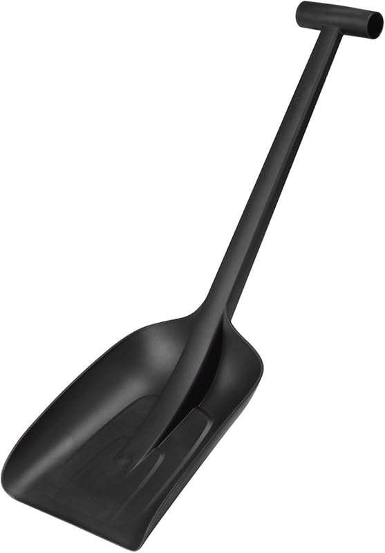 Fiskars 63cm Reinforced Plastic Snow Shovel for Cars, Driveways, and G