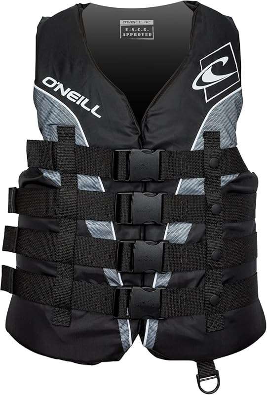 O'Neill Men's Superlite USCG Approved Neoprene Life Vest for Boating &