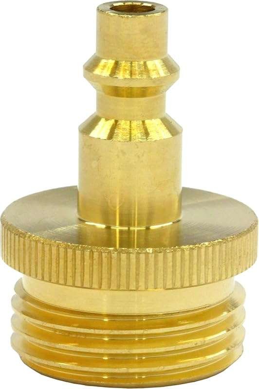 RV Boat Blow Out Adapter with Quick-Connect Plug for Winterizing Air C