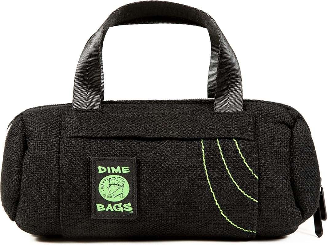 Dime Bags 10-inch Hemp Padded Duffle Tube for Glass, Electronics, Trav