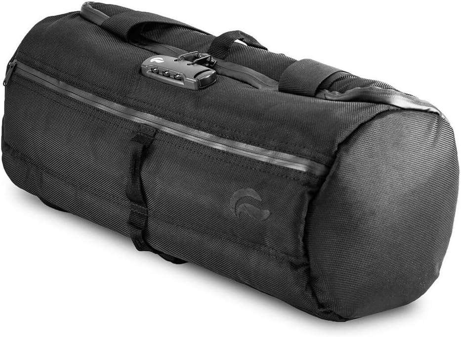 Skunk 16-inch Smell Proof Duffle Bag with Combo Lock for Odorless Trav