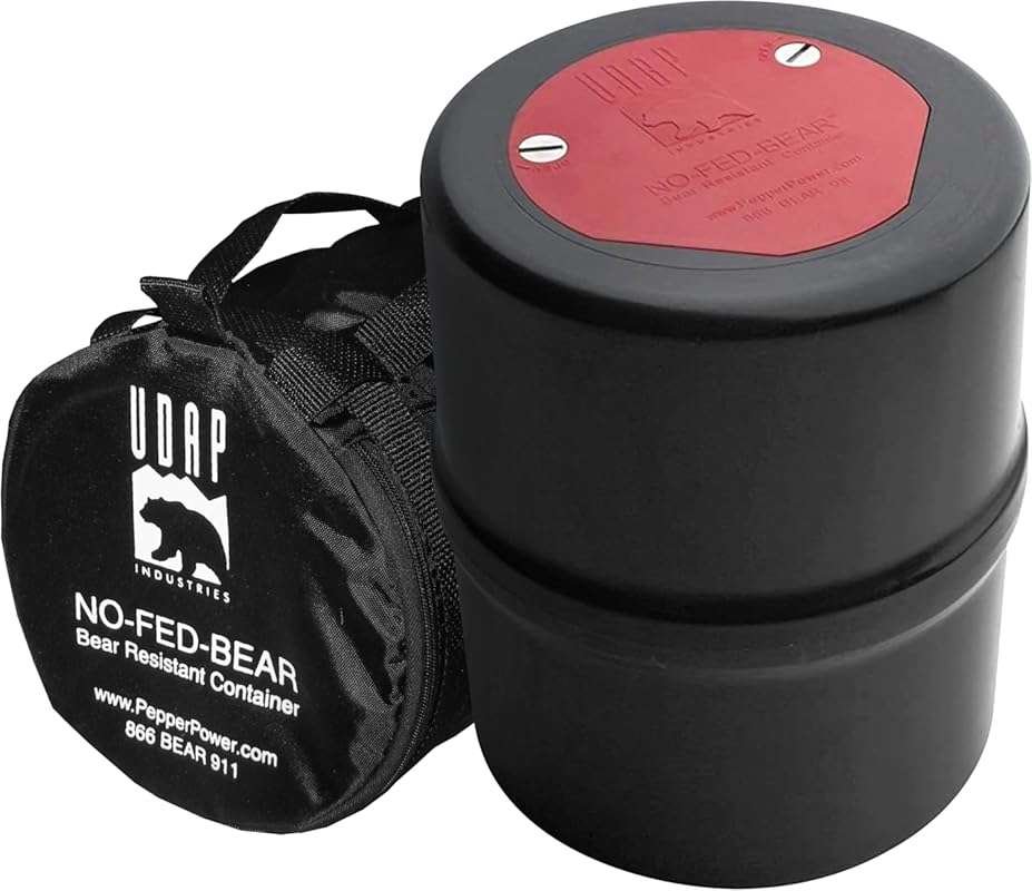 NO-FED-BEAR UDAP Bear Resistant Canister: 2-Gallon Food Storage Contai