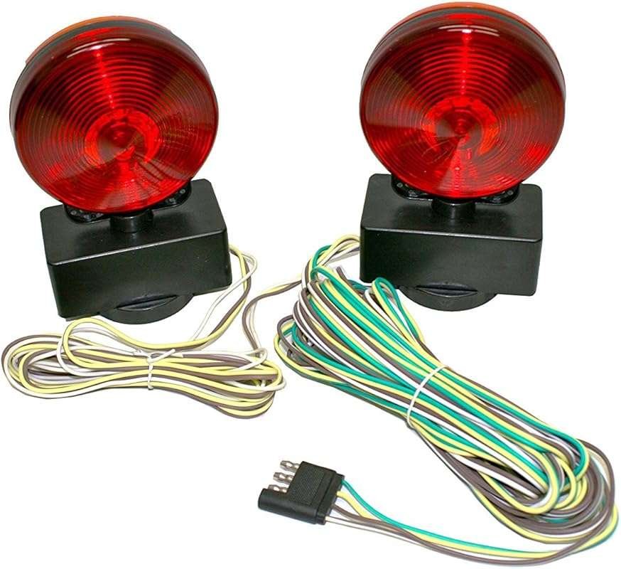 MaxxHaul 80778 Dual Sided Magnetic Towing Light Kit for RV, Boat, and 