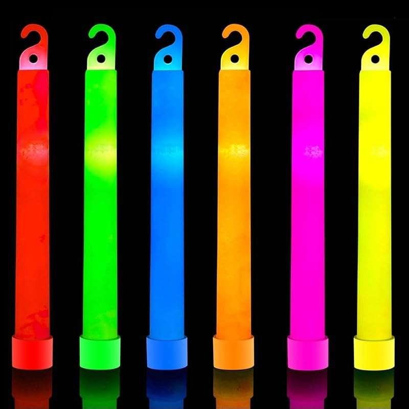 32 PCS Ultra Bright 6 Inch Glow Sticks - Emergency Bright Chem Glow St