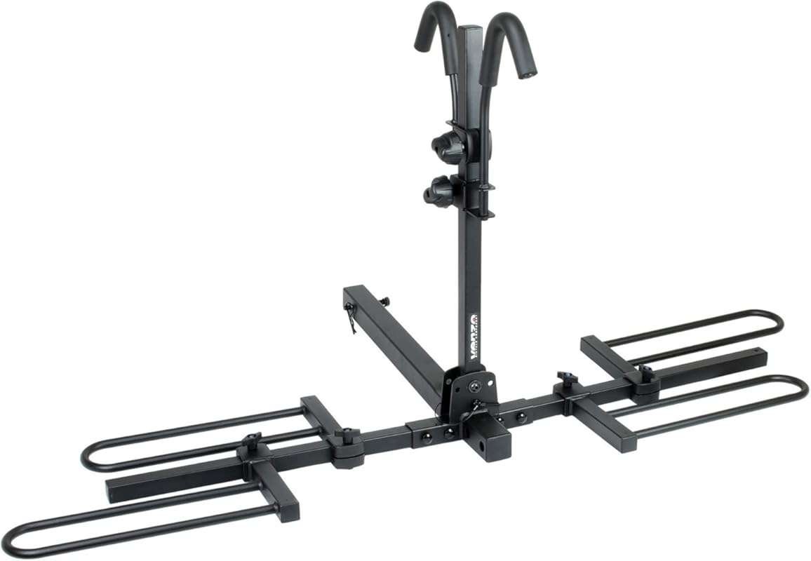 VENZO 2 Bike Bicycle Platform Trailer Hitch Carrier: For Car SUV Truck