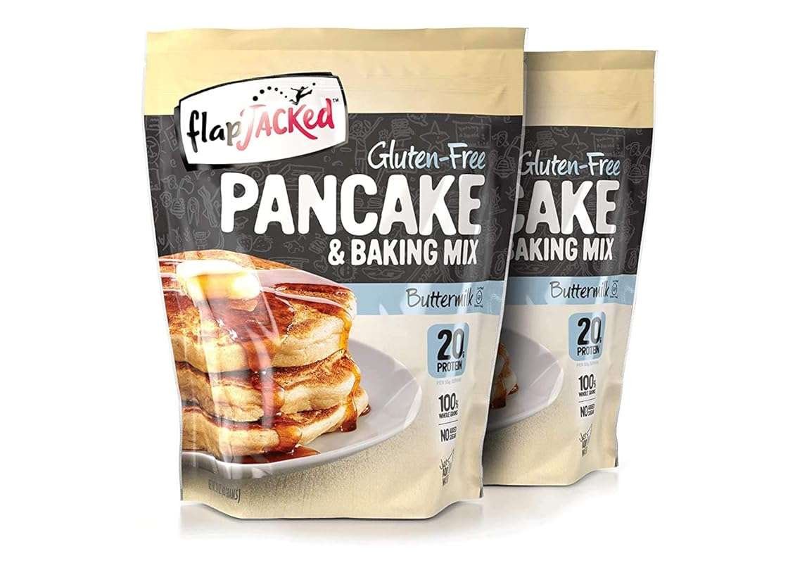 FlapJacked Protein Pancake & Baking Mix, Gluten-Free Buttermilk Flavor