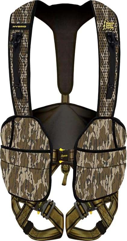 Hunter Safety System Hybrid Tree Stand Safety Harness with Slim Vest D