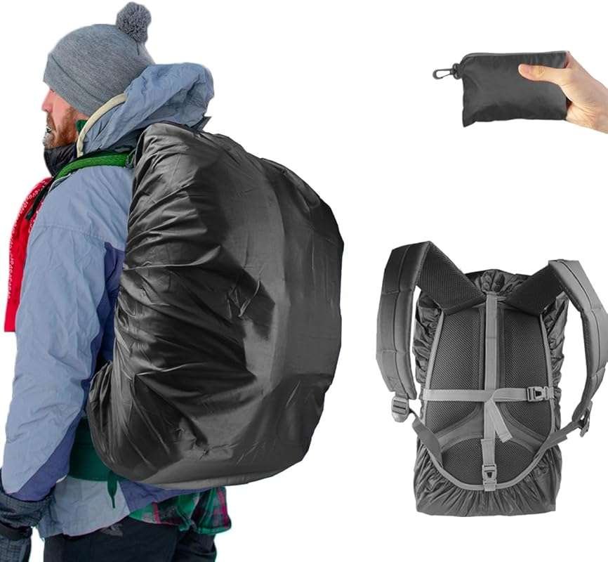 Frelaxy 10000mm Waterproof Backpack Rain Cover, Ultralight, Compact, U