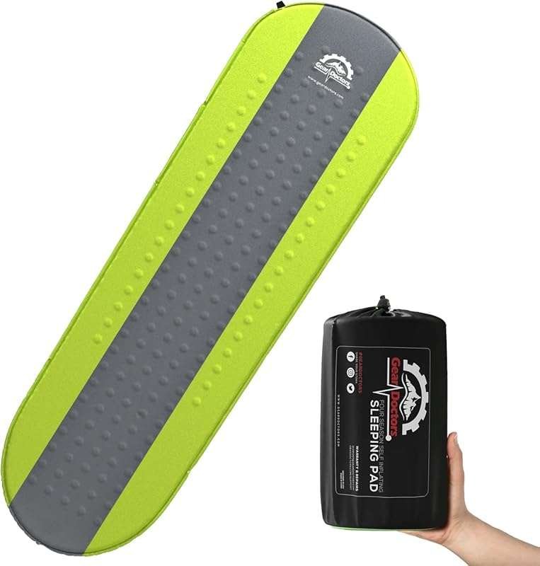 Gear Doctors Oxylus 4.3R-Value Insulated Self-Inflating Foam Camping S
