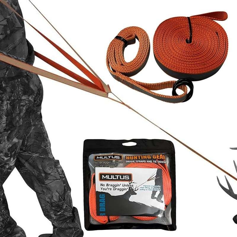 MULTUS Deer Drag Harness, Quick & Easy Hunting Gear for Deer Hunters
