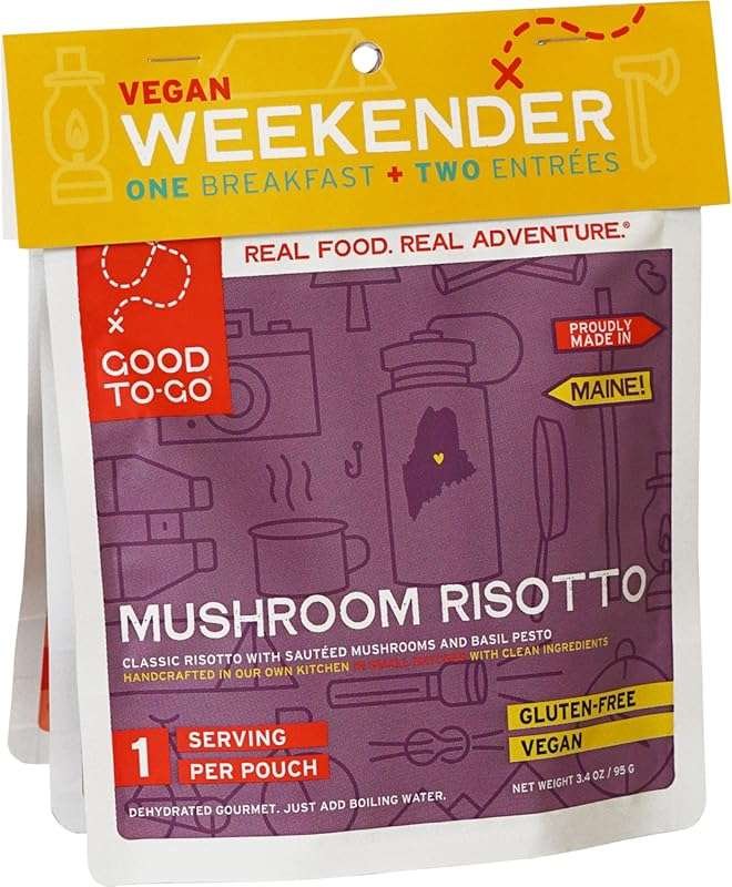 GOOD TO-GO Weekender 3-Pack Camping & Backpacking Meals - Just Add Wat