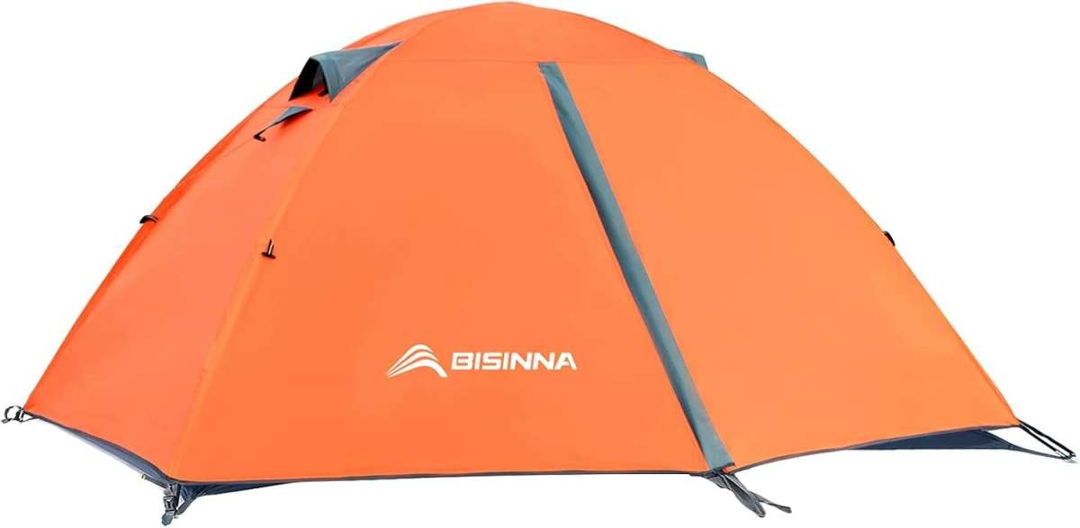 BISINNA Lightweight 2/4 Person Backpacking Tent: Waterproof, Windproof