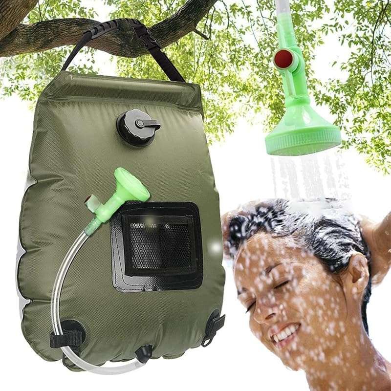 Solar Shower Bag | 5 Gal/20L Solar Heating Camping Shower Bag | Remova