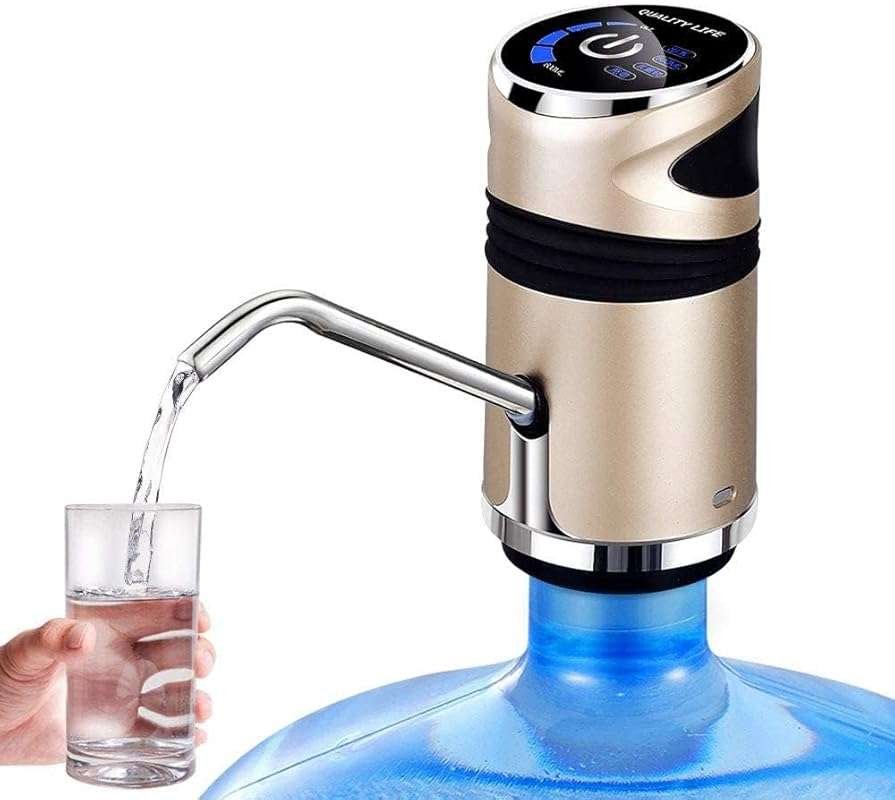 Electric 5 Gallon Water Dispenser Pump: USB Rechargeable Portable Wate