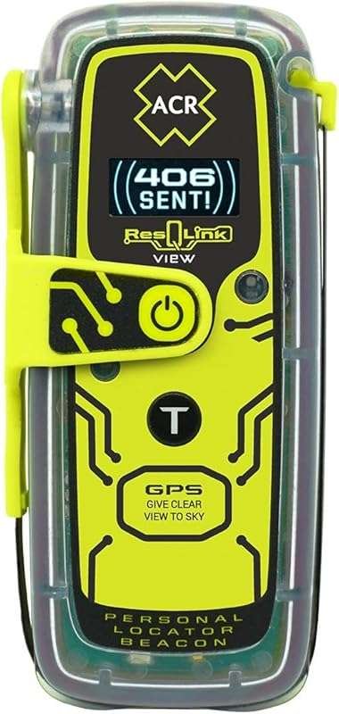 ACR ResQLink View PLB 425: Buoyant GPS Personal Locator Beacon for Hik