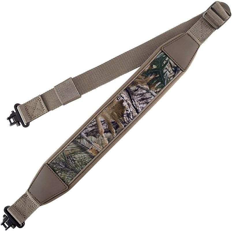 BOOSTEADY Two Point Gun Sling with Swivels,Durable Shoulder Padded Str