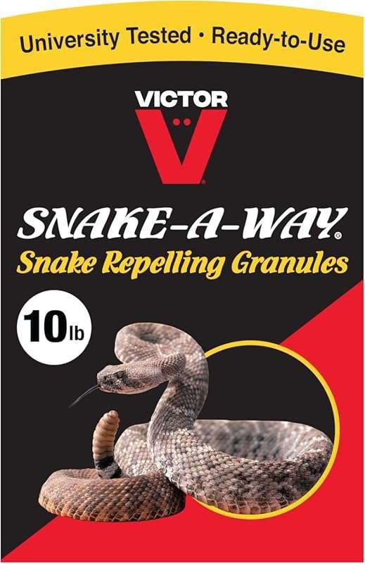 Victor Snake-A-Way Outdoor Granule Snake Repellent, 10LB - Powerful Fo