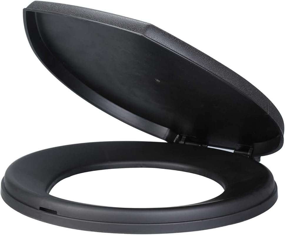 Portable Emergency Toilet Seat for 5 Gallon Buckets, Snap-on Luggable 