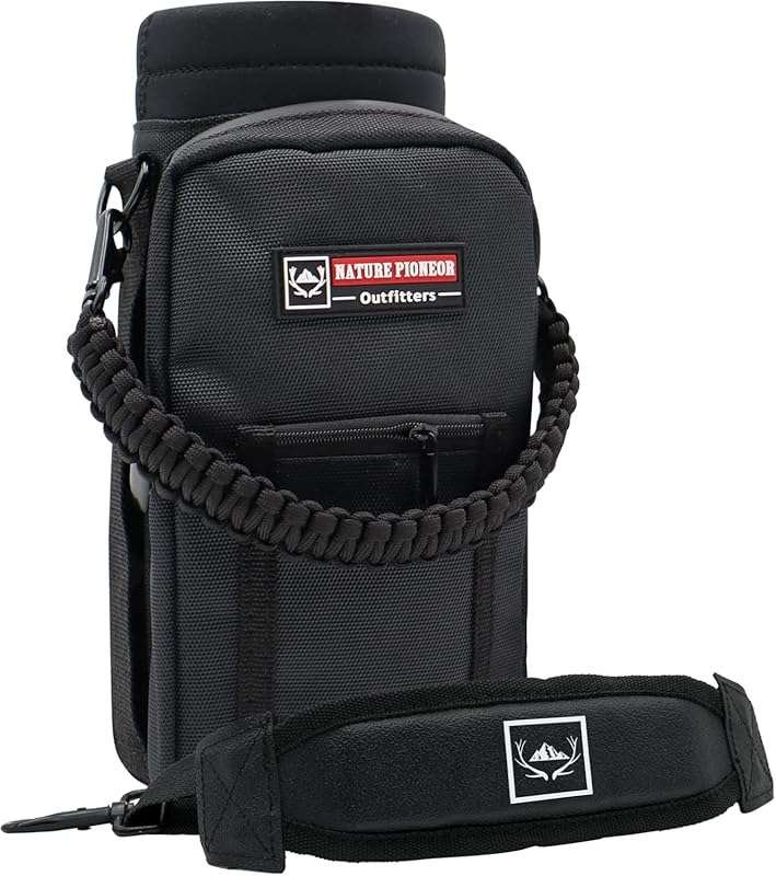 NATURE PIONEOR Insulated Water Bottle Holder 25-40oz, Adjustable Strap