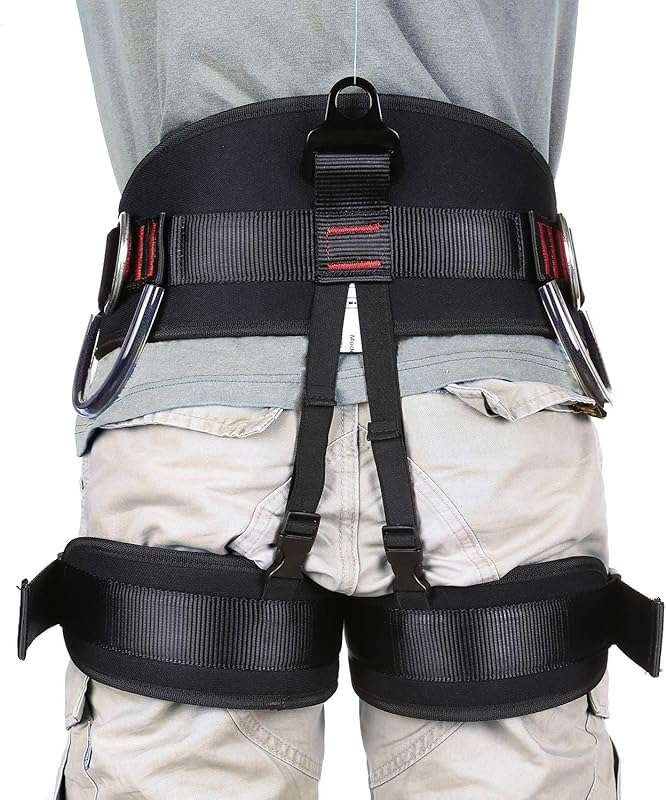 Adjustable Half Body Climbing Harness for Fire Rescue, Caving, and Roc
