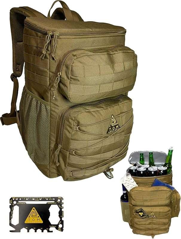 Heavy Duty Cooler Backpack: Insulated, Leak Proof, Extra Large for Camping, Beach, Hiking