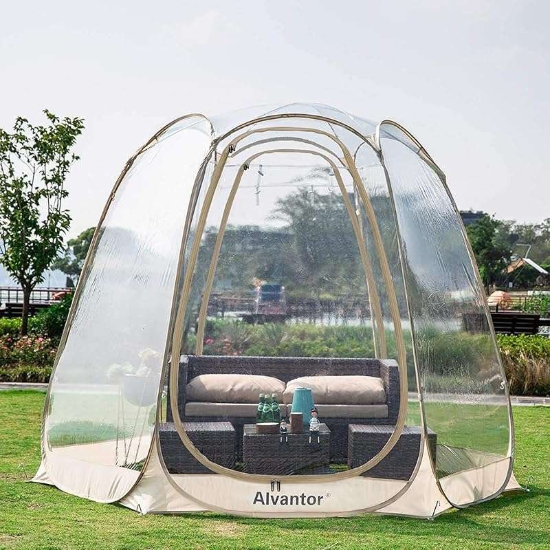 Alvantor® Pop Up Bubble Tent®: 10'x10' Instant Igloo Tent for 4-6 Pers