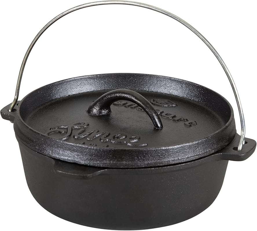 Stansport Pre-Seasoned Cast Iron Dutch Oven
