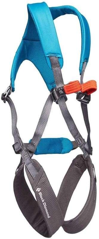 BLACK DIAMOND Kids Momentum Full Body Climbing Harness: Secure & Adjus