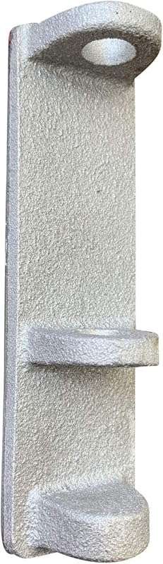 Silver Aluminum Adhesive Flag Holder for Gravestones & Memorials Made