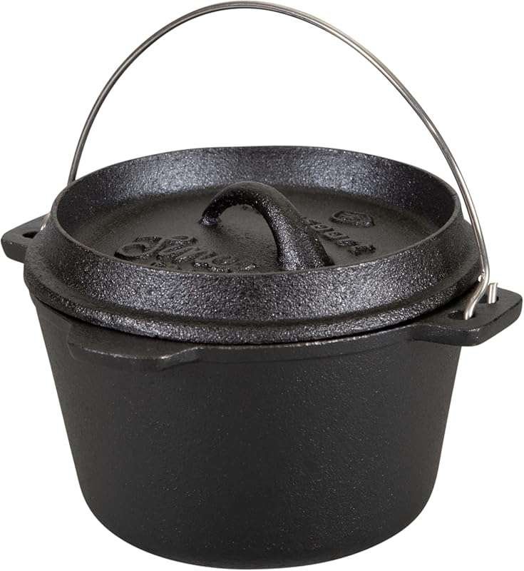Stansport Pre-Seasoned Cast Iron Dutch Oven