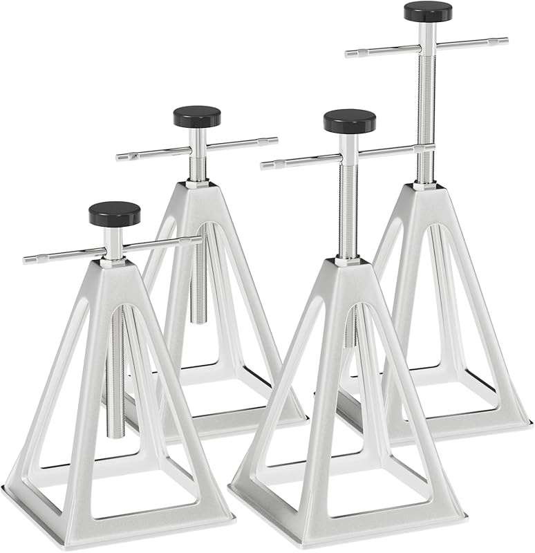 RVGUARD Aluminum RV Stack Stabilizer Jacks, 4-Pack with Bag, 6000 Lbs,
