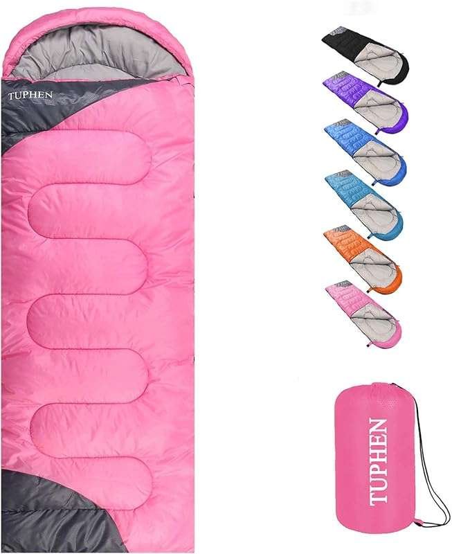Tuphen 4 Season Cotton Liner Sleeping Bag for Adults & Kids